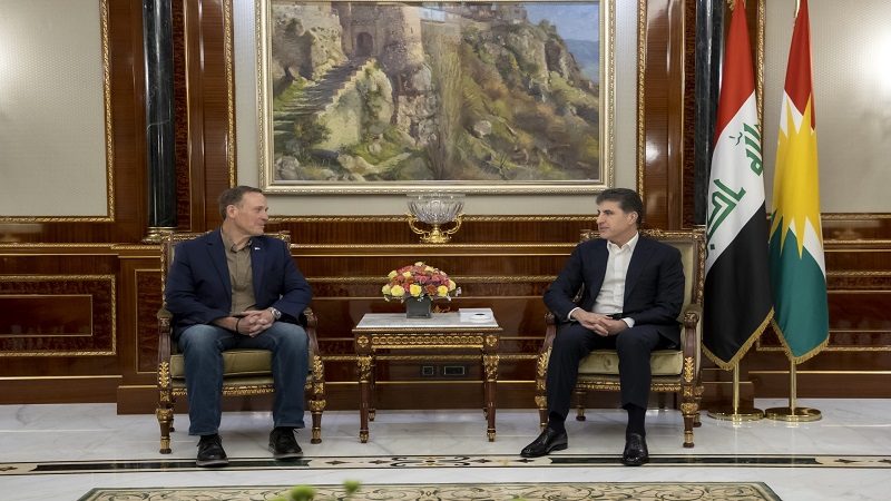 سه‌رۆك نێچیرڤان بارزانى له‌گه‌ڵ شاندێكى سێناتى ئه‌مه‌ریكى كۆبووه‌وه‌